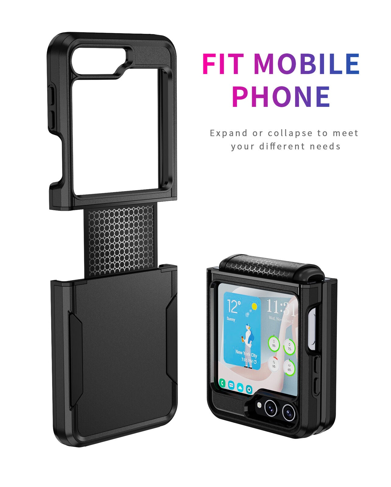 Coque hybride fine pour Samsung Galaxy Z Flip 6 5G Coque hybride fine pour Samsung Galaxy Z Flip 6 5G